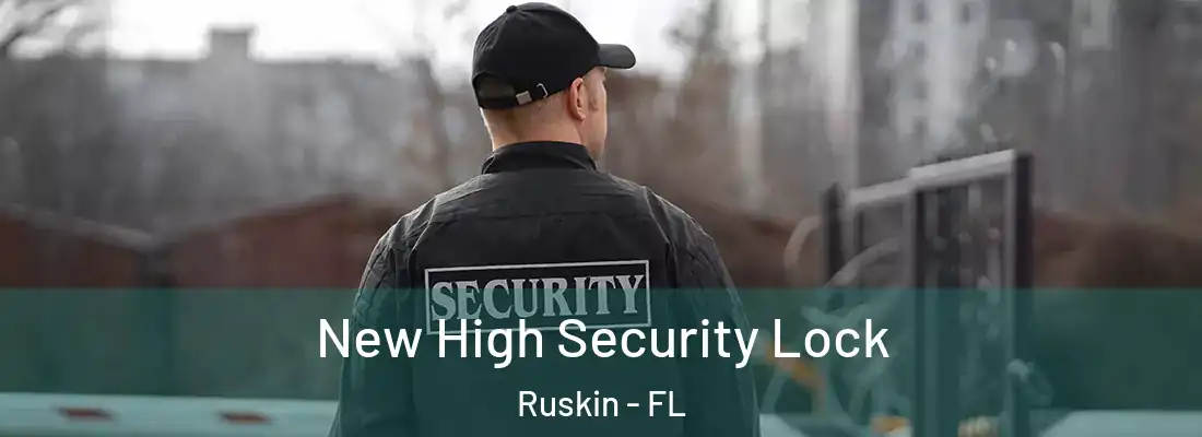 New High Security Lock Ruskin - FL